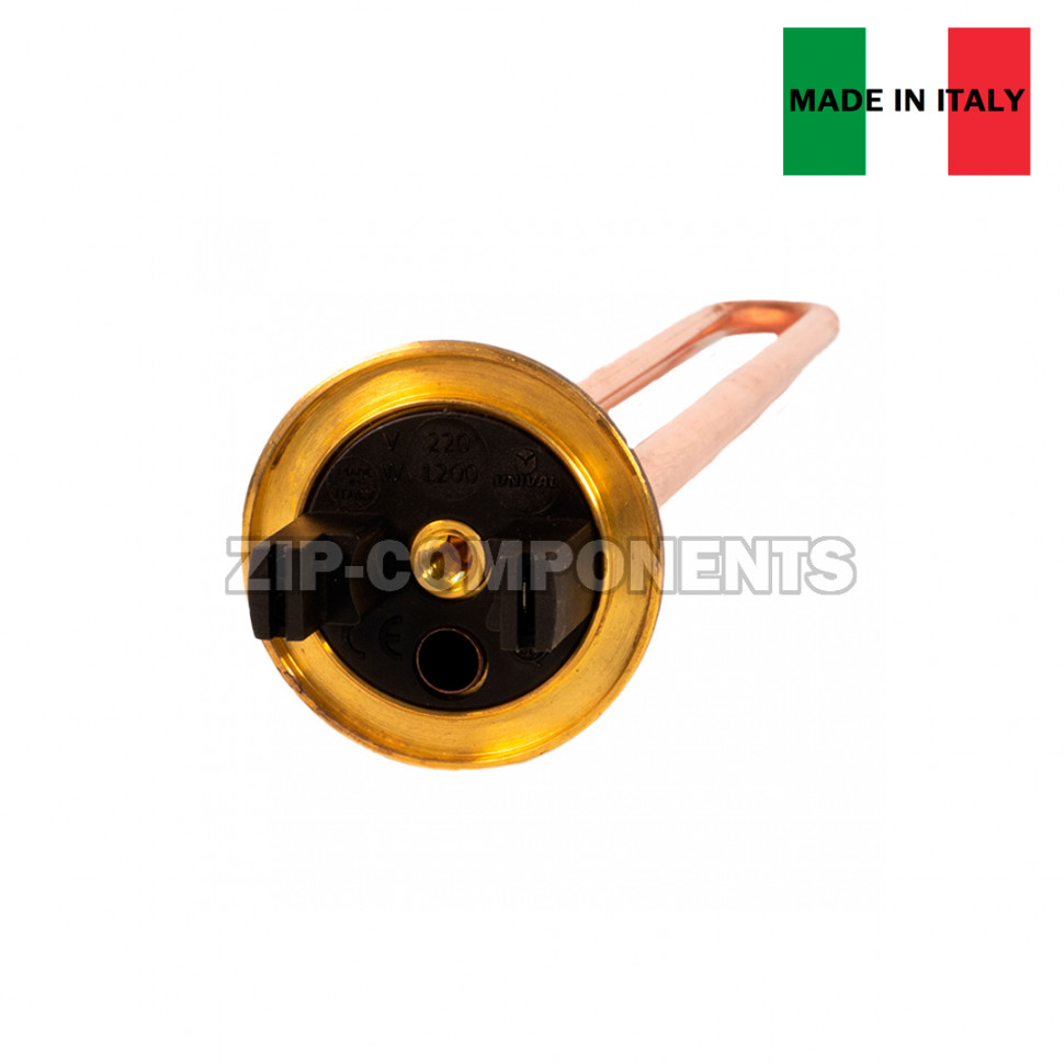 ТЭН Unival для водонагревателя (RCF, 1500W, D48, Без анода, L275) прямой Италия