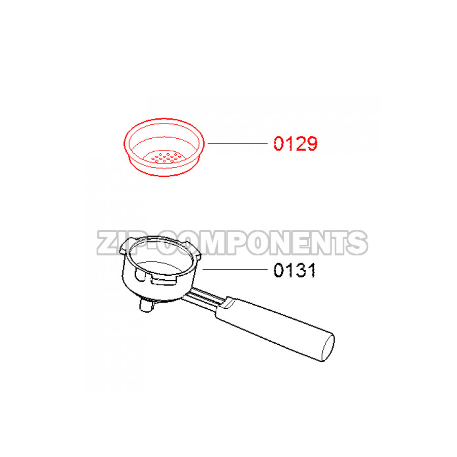 Фильтр кофеварки на 1 чашку Zelmer, Krups 00631949